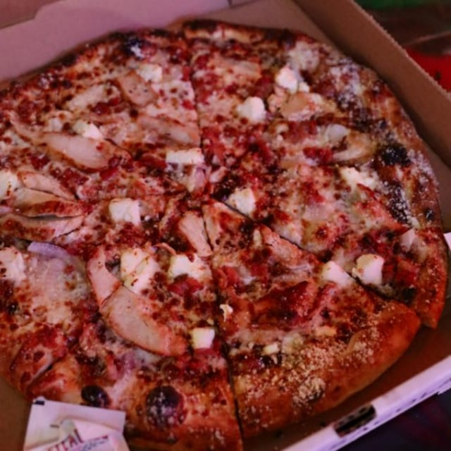 BBQ Chicken Pizza.