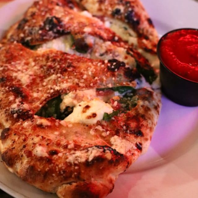 Spinach & Ricotta Calzone.